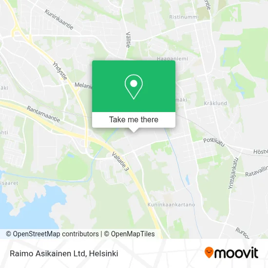 Raimo Asikainen Ltd map