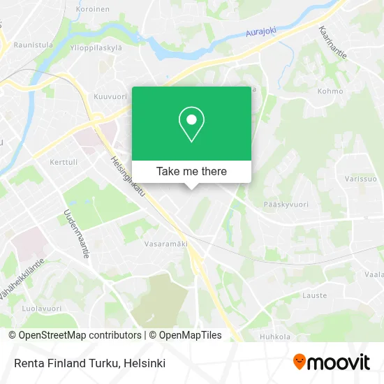 Renta Finland Turku map
