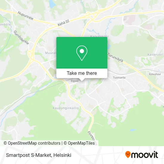 Smartpost S-Market map