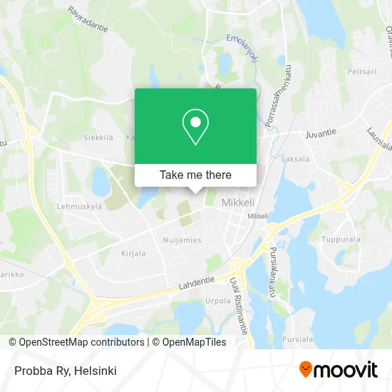 Probba Ry map