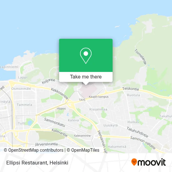 Ellipsi Restaurant map