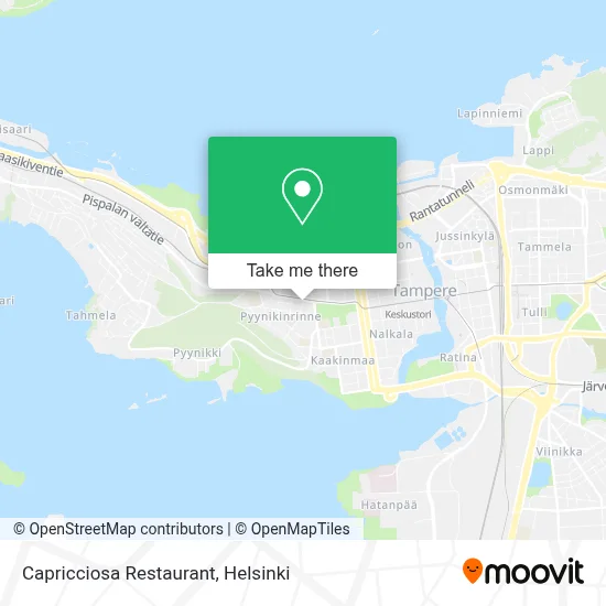 Capricciosa Restaurant map