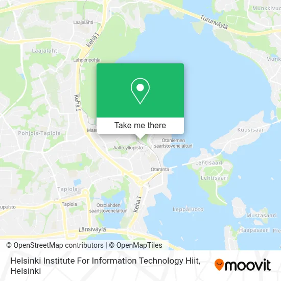Helsinki Institute For Information Technology Hiit map