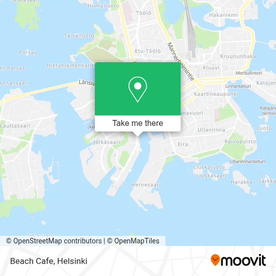 Beach Cafe map