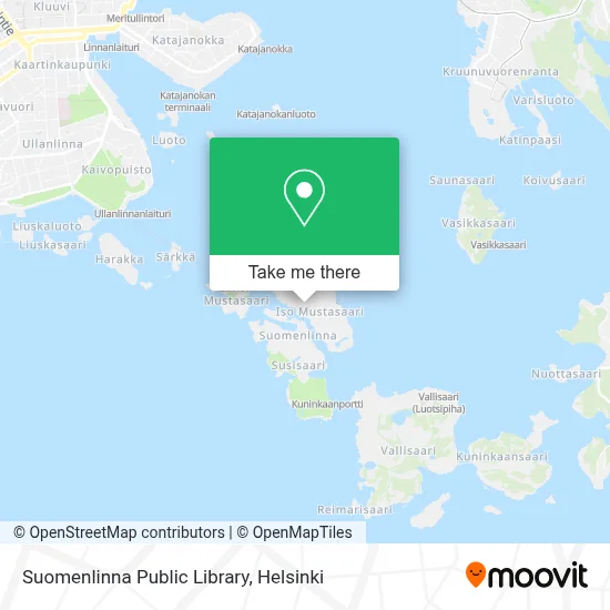 Suomenlinna Public Library map