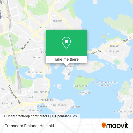 Transcom Finland map
