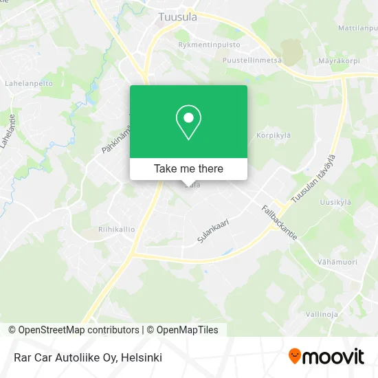 Rar Car Autoliike Oy map