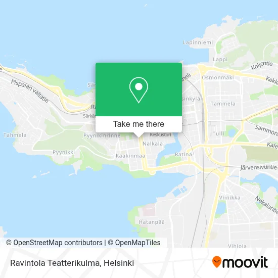 Ravintola Teatterikulma map