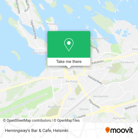 Hemingway's Bar & Cafe map