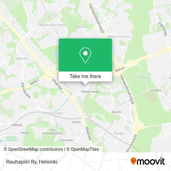 Rauhapiiri Ry map