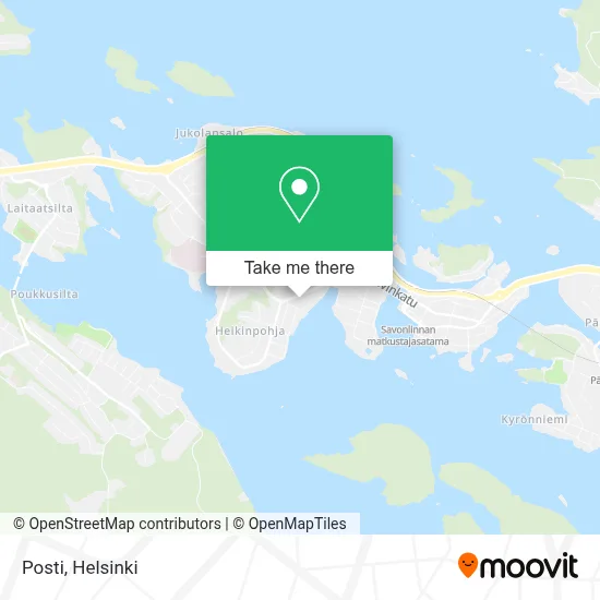 Posti map