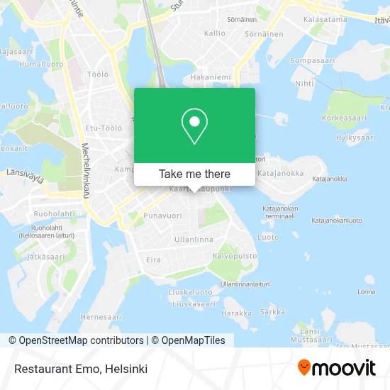 Restaurant Emo map