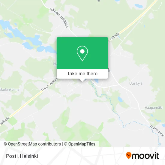 Posti map