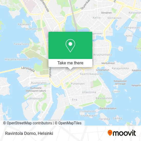 Ravintola Domo map