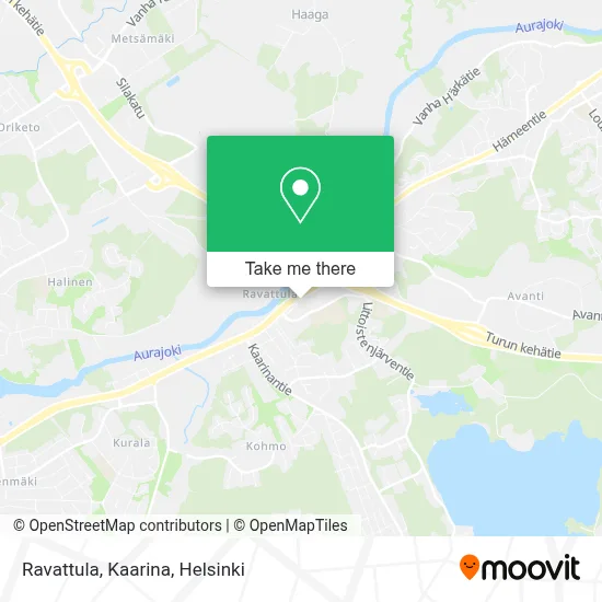 Ravattula, Kaarina map