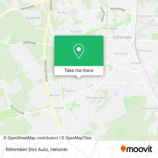 Riihimäen Dini Auto map