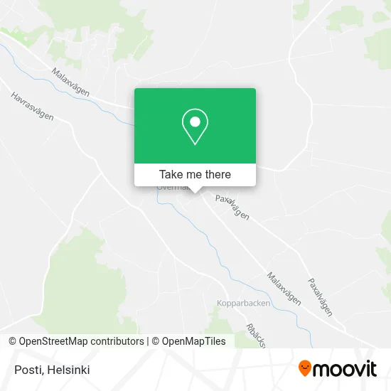 Posti map
