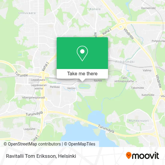 Ravitalli Tom Eriksson map