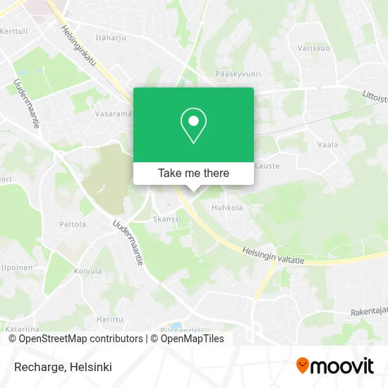 Recharge map