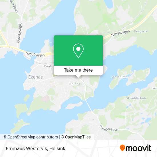 Emmaus Westervik map