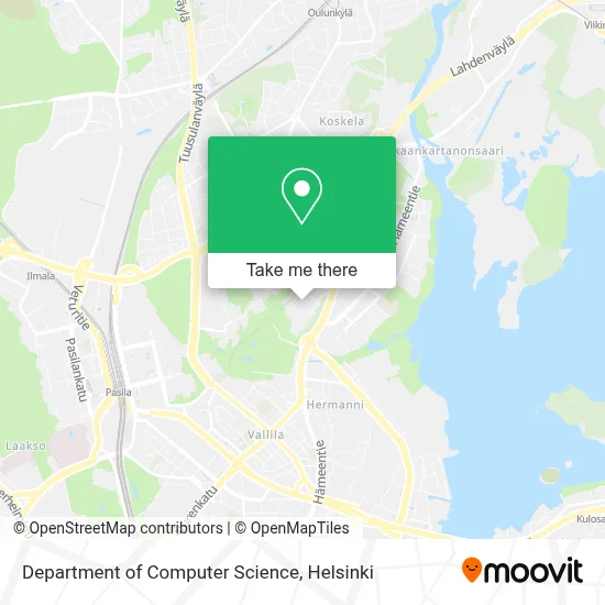 Department of Computer Science map