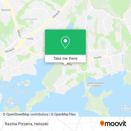Rastila Pizzeria map