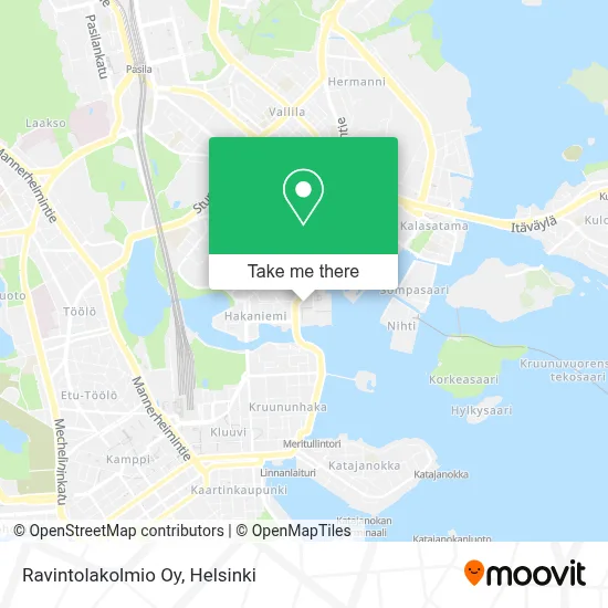 Ravintolakolmio Oy map