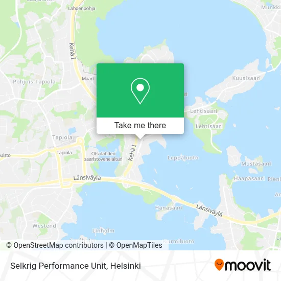 Selkrig Performance Unit map