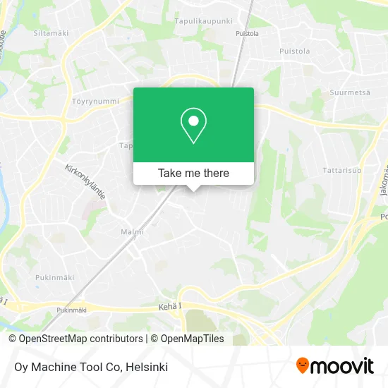 Oy Machine Tool Co map