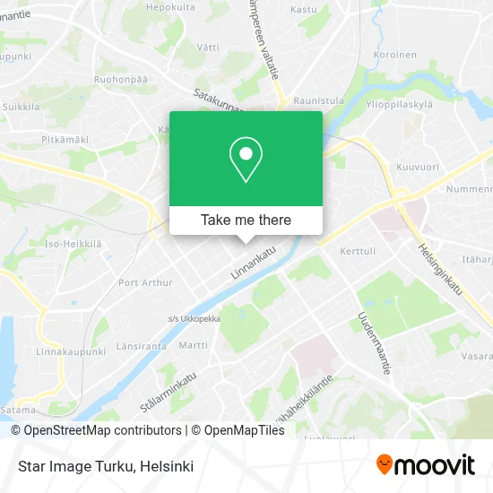 Star Image Turku map