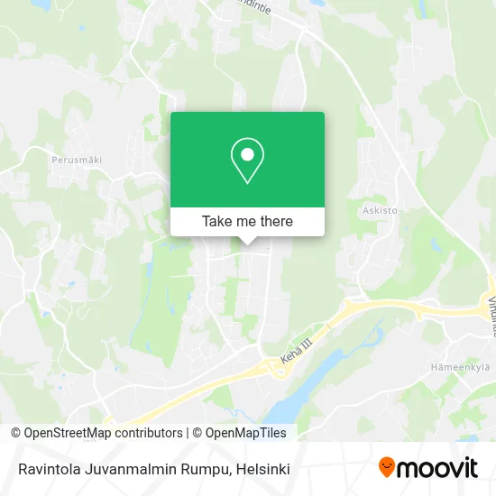 Ravintola Juvanmalmin Rumpu map