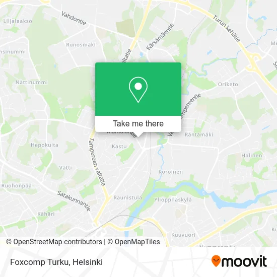 Foxcomp Turku map