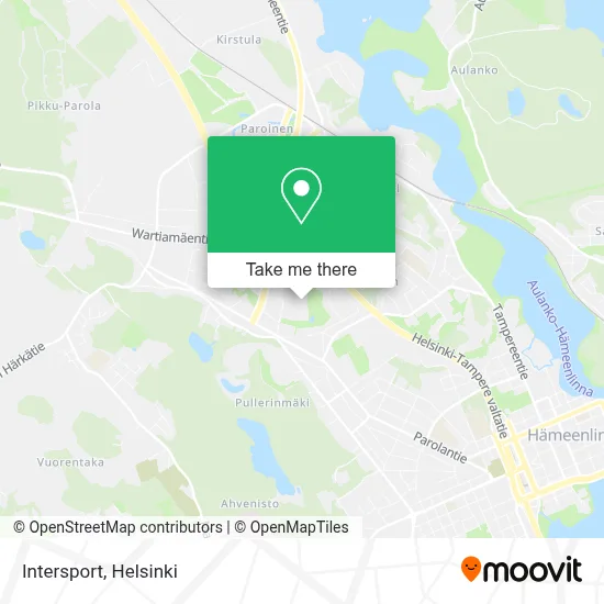 Intersport map