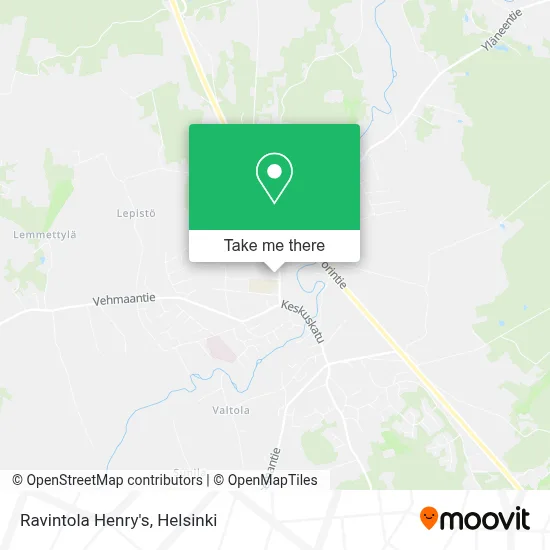 Ravintola Henry's map