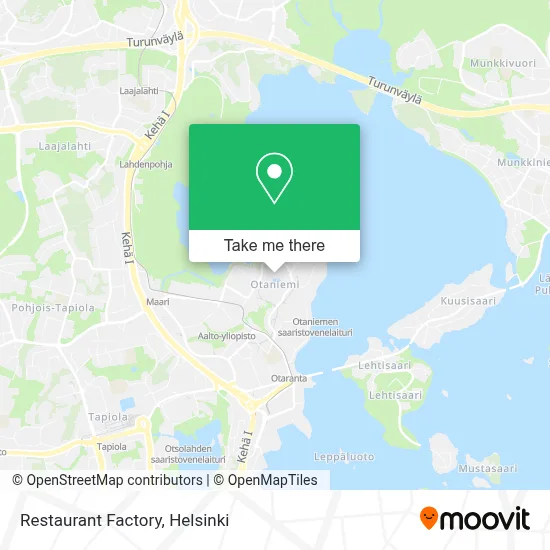 Restaurant Factory map