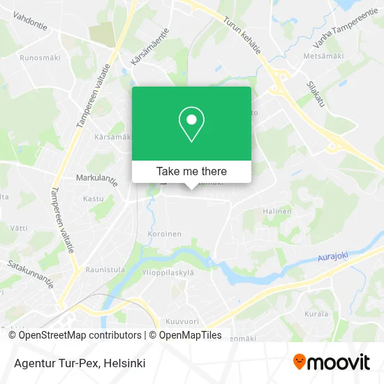 Agentur Tur-Pex map