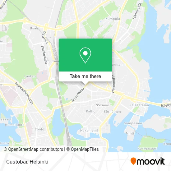 Custobar map