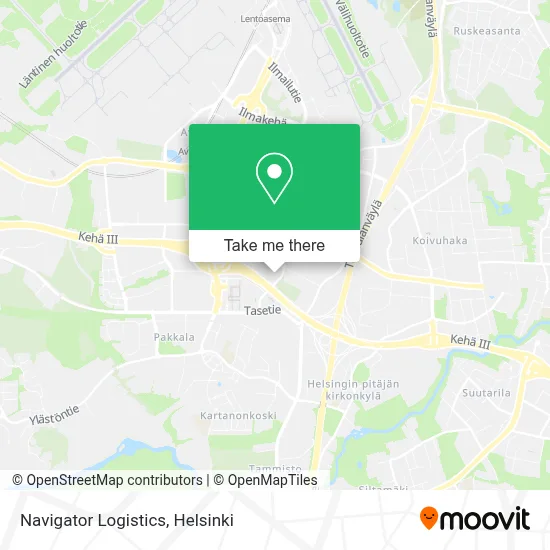 Navigator Logistics map