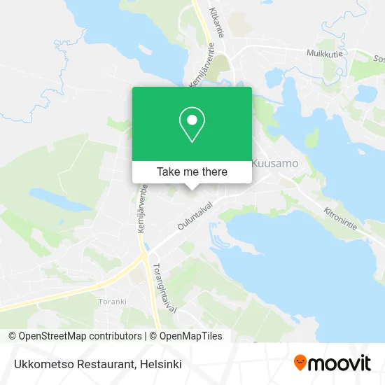Ukkometso Restaurant map