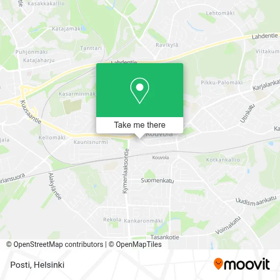 Posti map