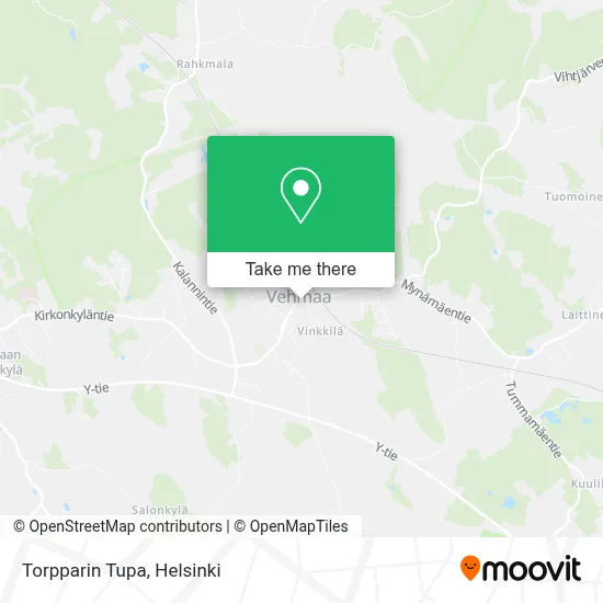 Torpparin Tupa map
