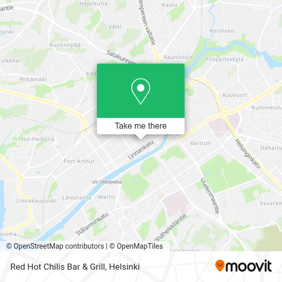 Red Hot Chilis Bar & Grill map