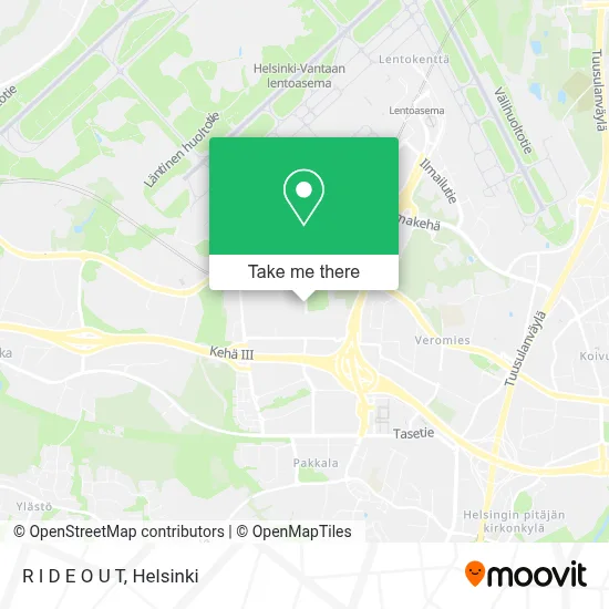 R  I  D  E  O  U  T map