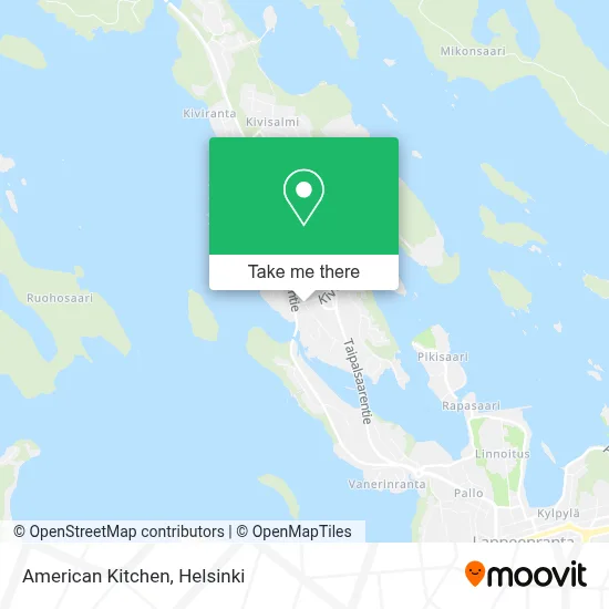 American Kitchen map