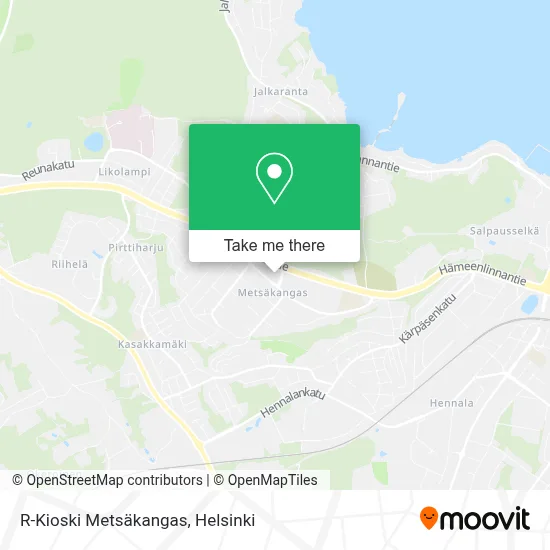 R-Kioski Metsäkangas map