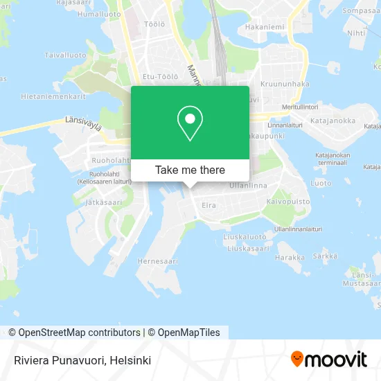Riviera Punavuori map