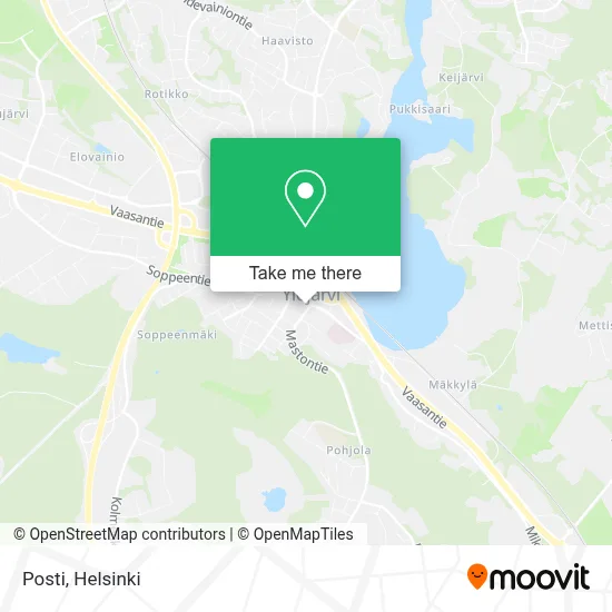 Posti map