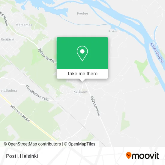 Posti map