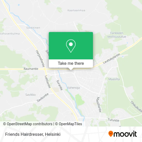 Friends Hairdresser map