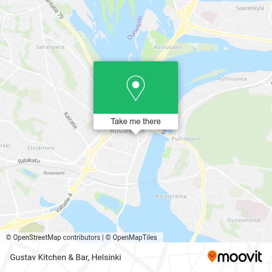 Gustav Kitchen & Bar map